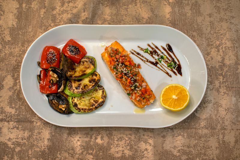 Beautifully plated gourmet dish from Zupas kitchen